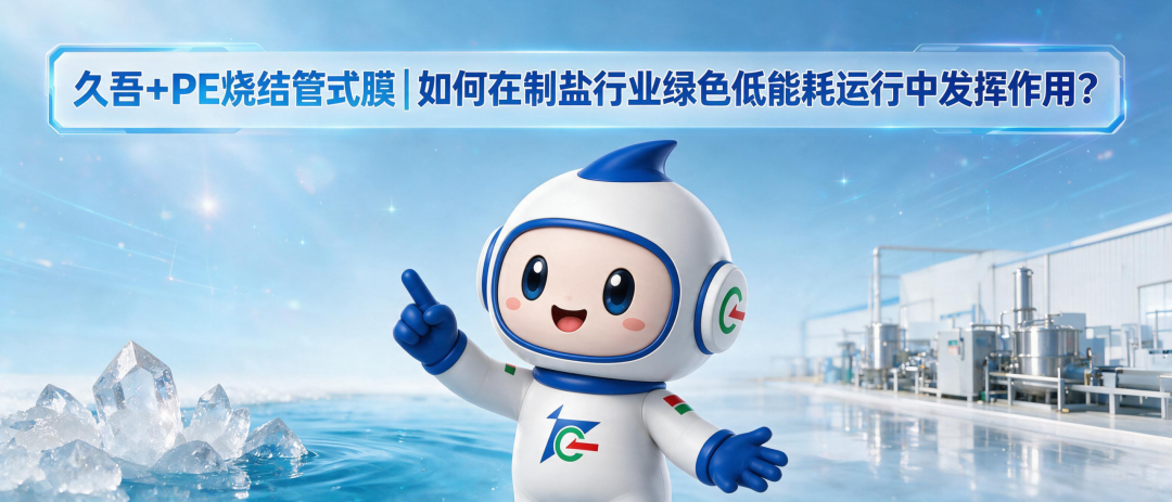 久吾+PE烧结管式膜|如何在制盐行业绿色低能耗运行中发挥作用？